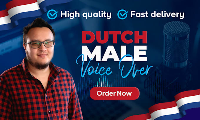 record a professional dutch male voice over
