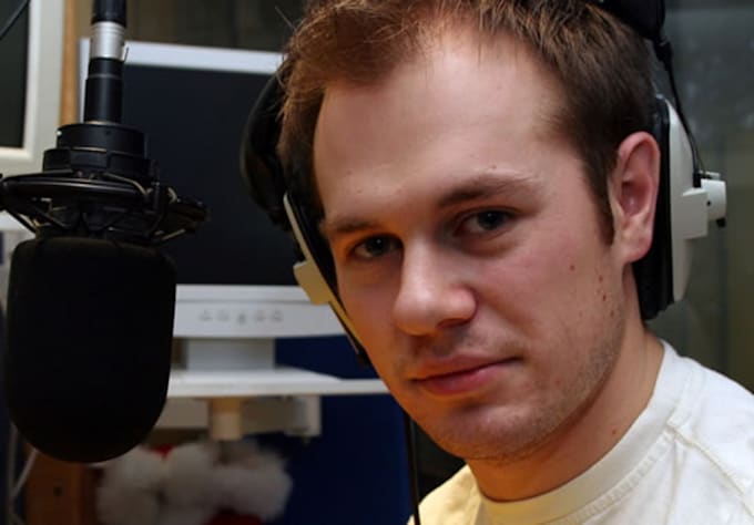 record a voiceover script in my british accent