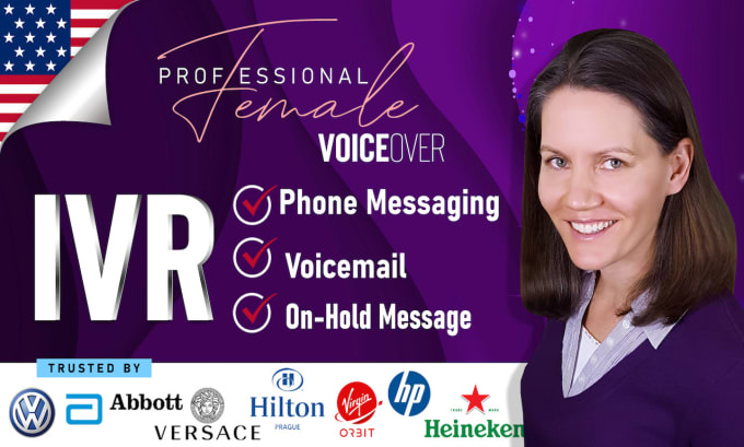 I will record your business voicemail, IVR or phone system greeting