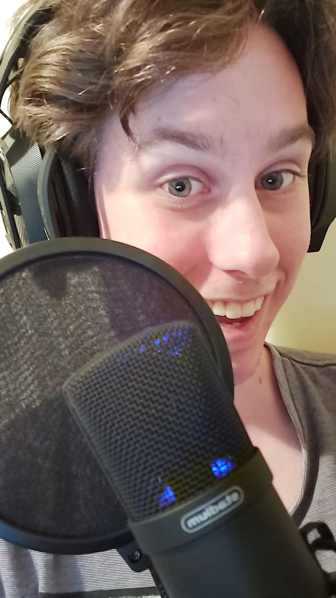 give a unique male voice over of virtually anything