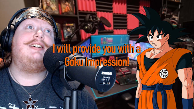 provide you with a goku voice over