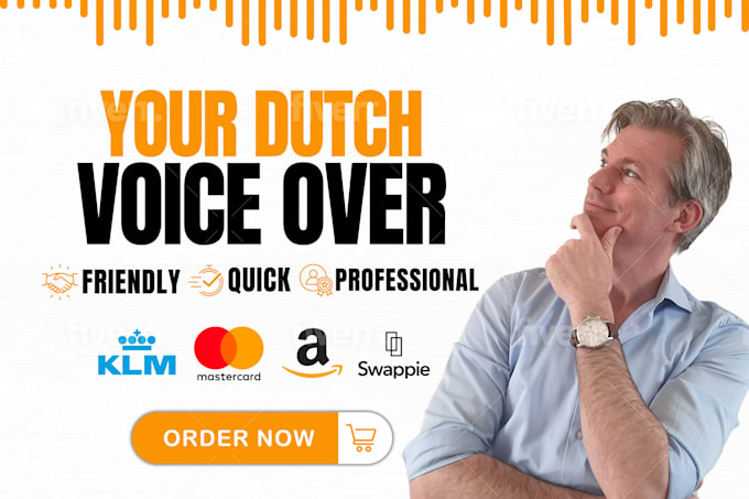 record a male professional dutch voice over
