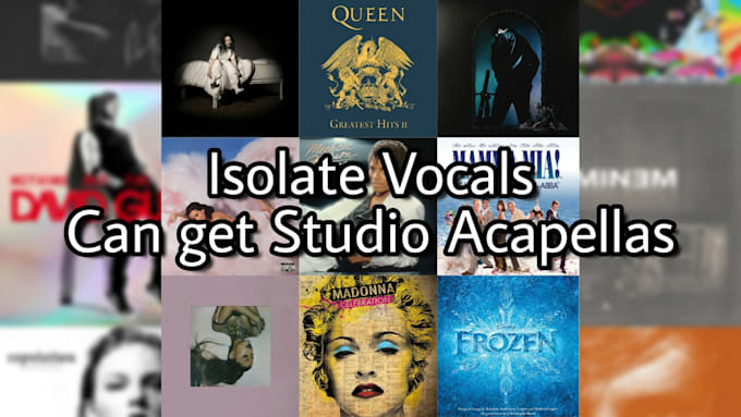Isolate Vocals And Remove Instruments It Can Be Official Studio Acapella By Beauty Of Music You need to register to 2. fiverr