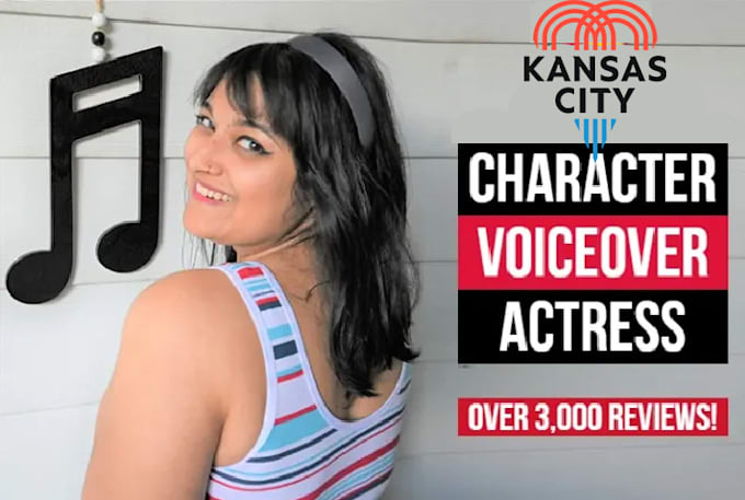 record an english female voice over for games, animation, and characters