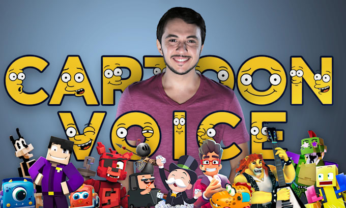 record a cartoon character voice over