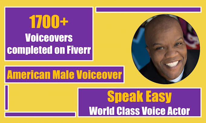 deliver an amazing american male voice over in 24 hours