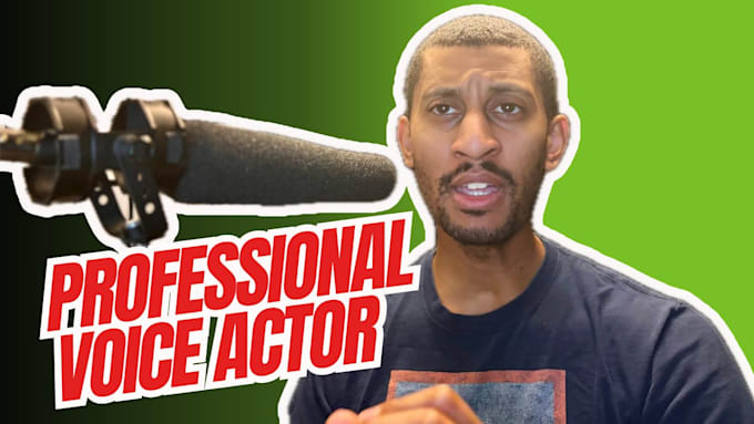 record expert american male voice over for any video