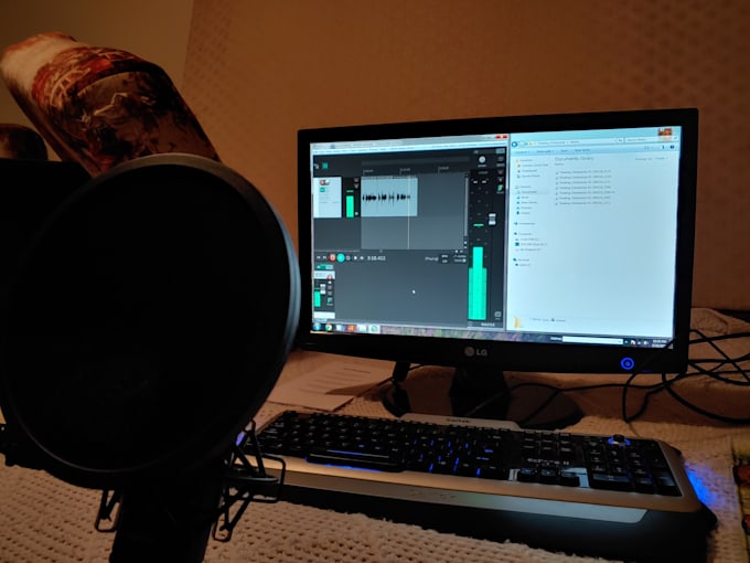 record a calming voice over