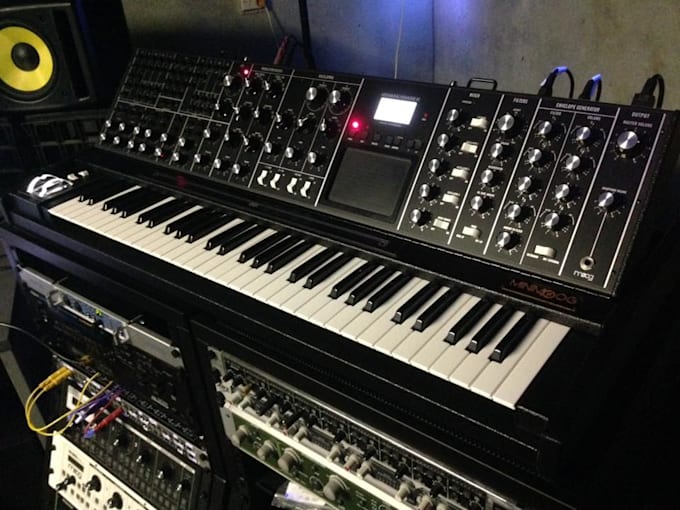 run your midi file through my moog voyager