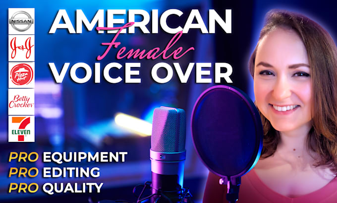 record a conversational, authentic american female voiceover