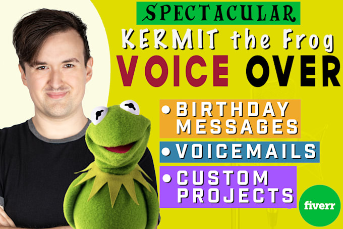 record a kermit the frog voice over impression