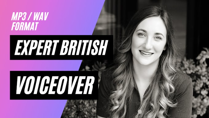 professionally record and edit a UK voiceover
