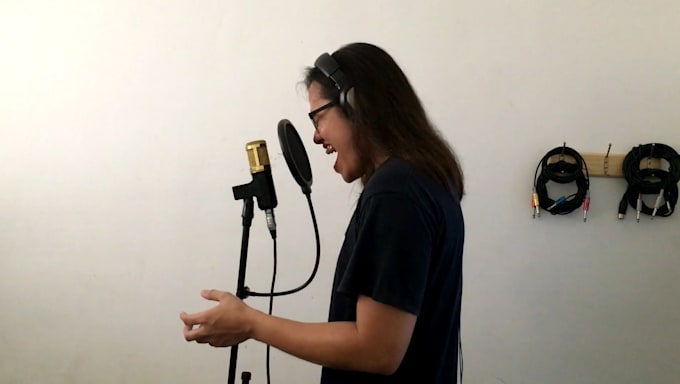 be your male vocalist for your song