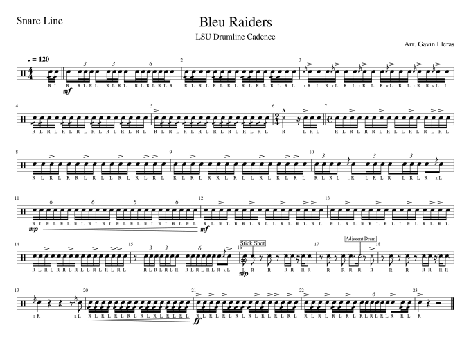 Transcribe A Drumline Video Into Sheet Music Or Create A Cadence For You By Cadencesmw Fiverr