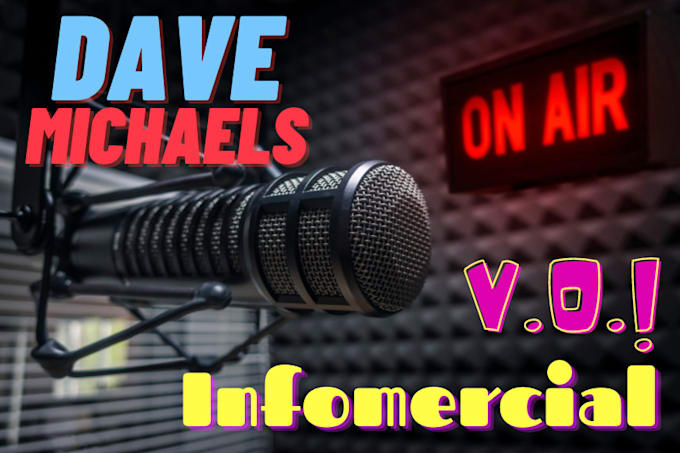 provide national level professional vo for infomercial