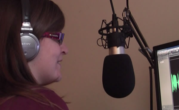 record a script in my female british accent