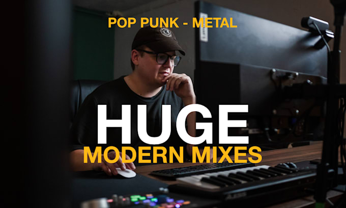 create a huge mix and master for your pop punk and metal songs