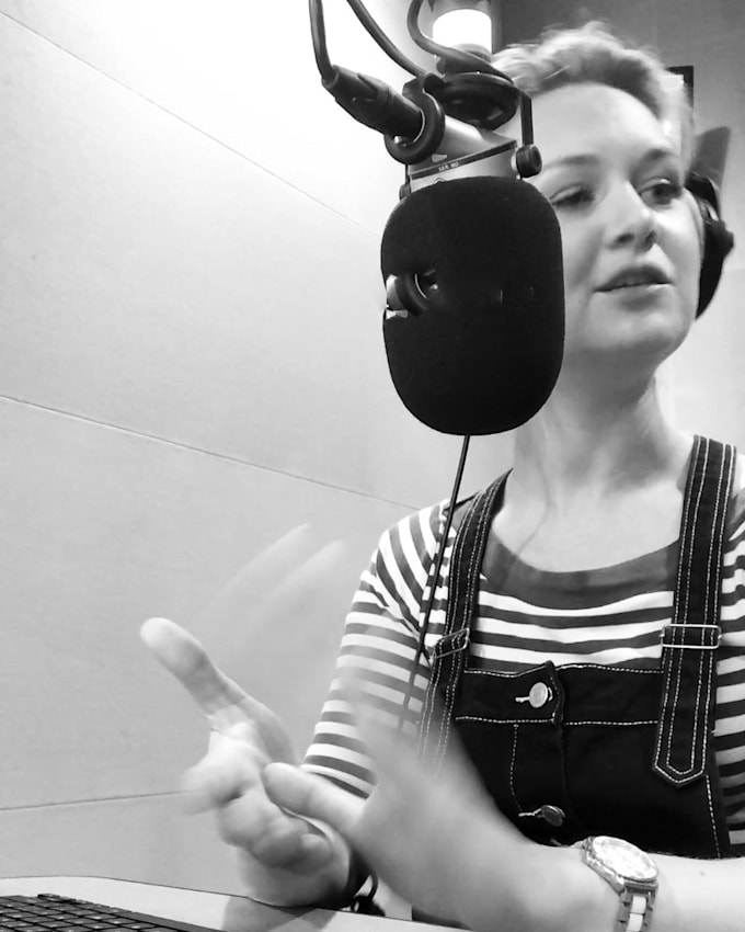 record a british female voice over