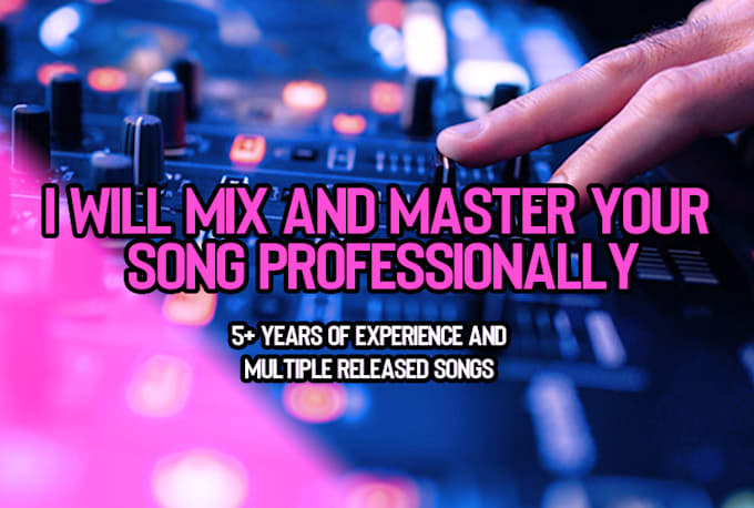 mix and master your song professionally
