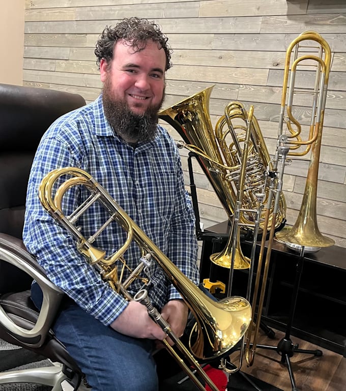 record pro trombone, bass trombone, euphonium, and tuba