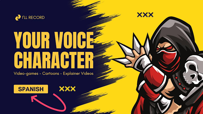 be the voice for your character and more in spanish
