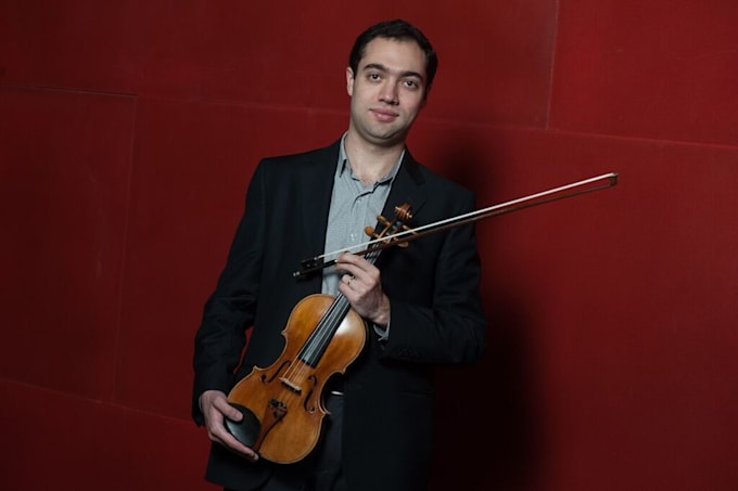 do audio recordings on violin