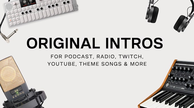 create original intro or theme song for your project