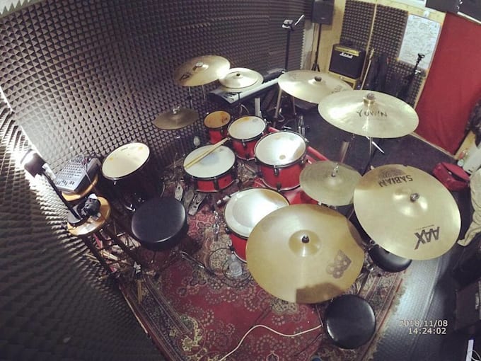 record acoustic drums for your projects