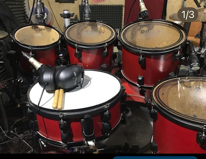 record real, professional, acoustic drums for your projects