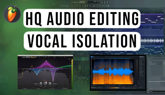 edit your audio or isolate vocals and backing track