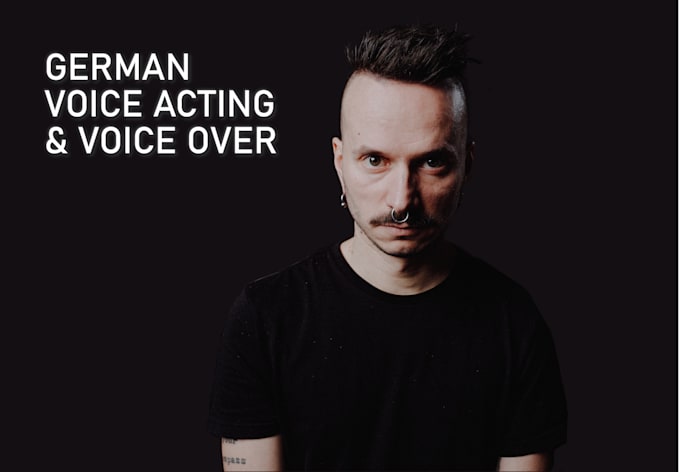 do voice acting and voice over in german