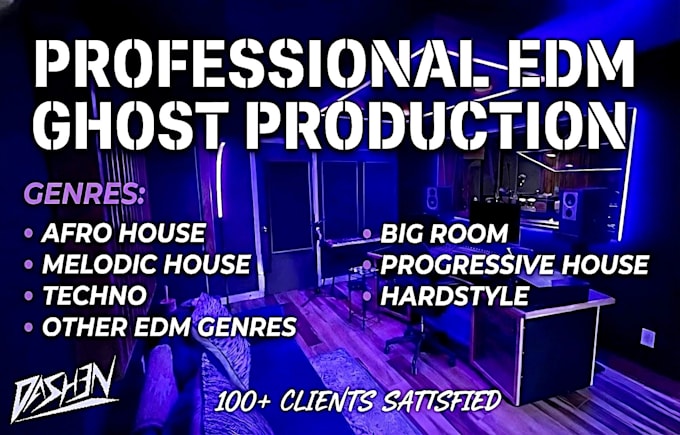 be your professional edm music ghost producer