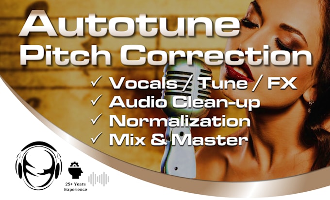 professionally autotune and pitch correct your vocals