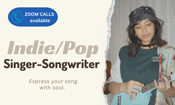 be your alternative, indie, pop singer songwriter