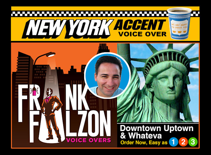 record a new york style character american male voice over