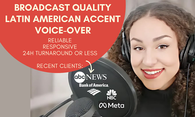 record professional latin american accent voice over