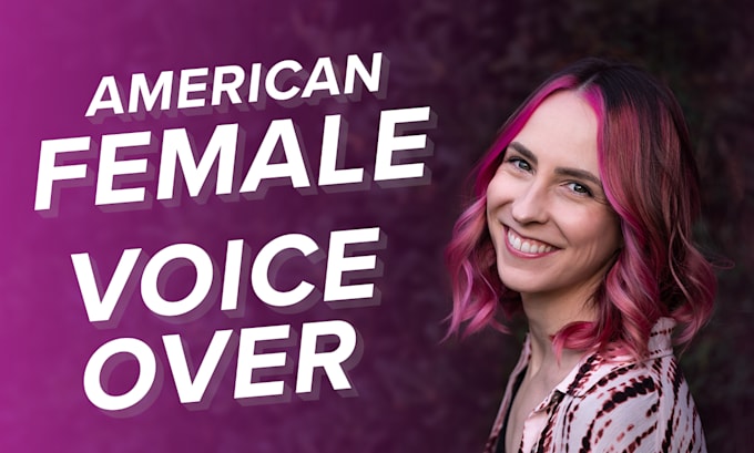 record professional american female voice over