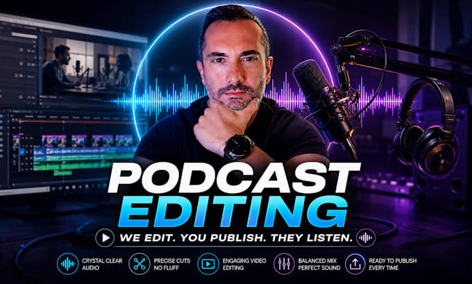 professionally edit your podcast for spotify and youtube