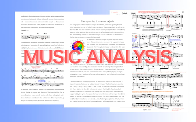 do analysis of your music