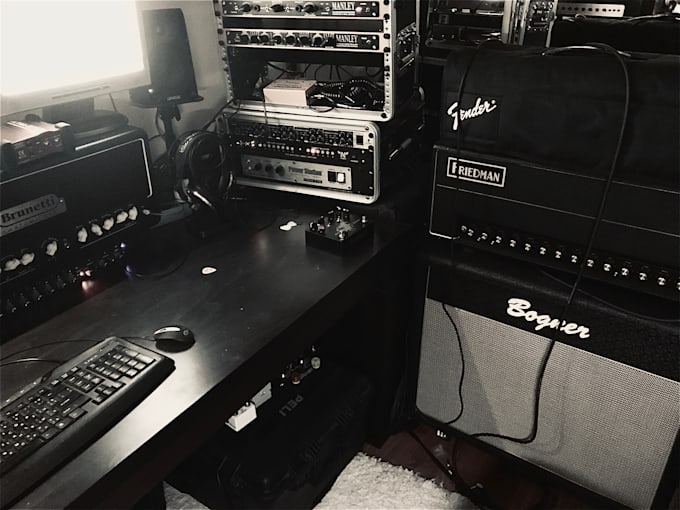 reamp guitar tracks through real tube amps cabs and mics