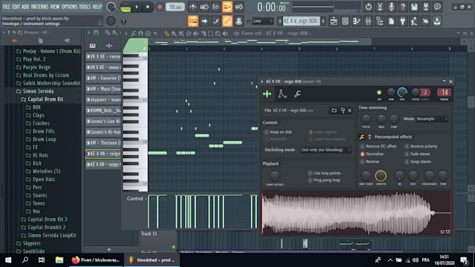 Create simple 808s yet bouncy by Blvckwavess | Fiverr