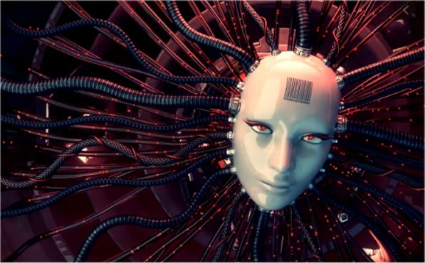 create a female robot ai voice