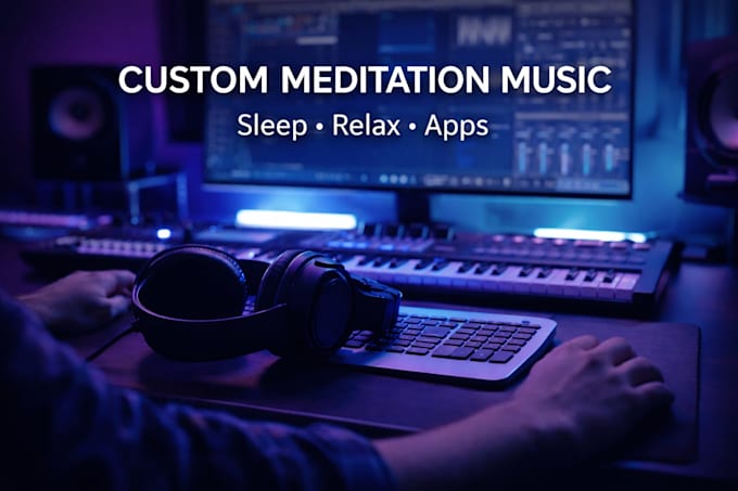 compose custom meditation music for sleep and relaxation