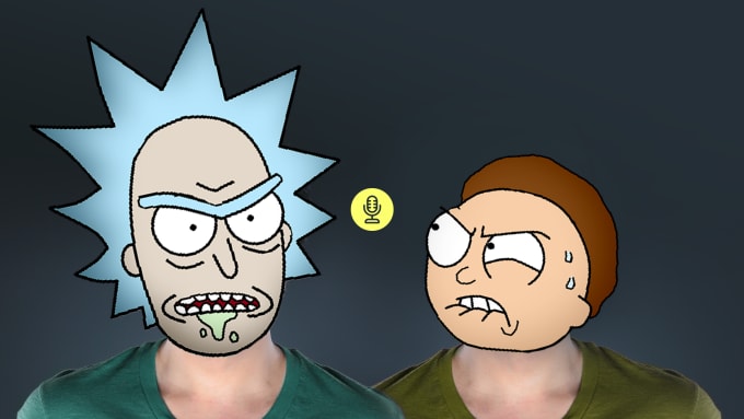 record a killer rick and morty impression