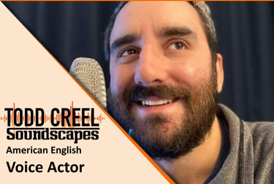 record a natural american male voice over