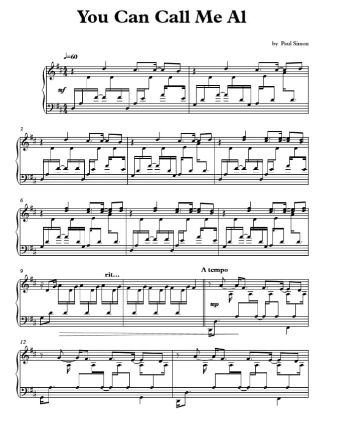 Transcribe audio into sheet music by Wienryk Fiverr