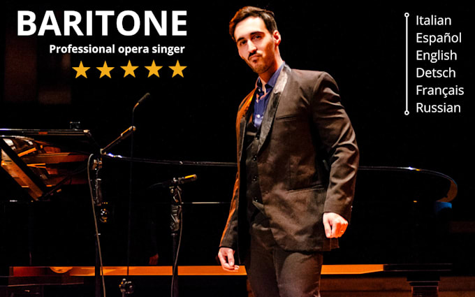be your opera male bass baritone singer choir