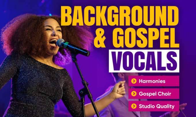 sing your female background vocals