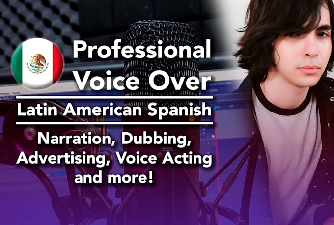 record professional neutral spanish voice over and acting