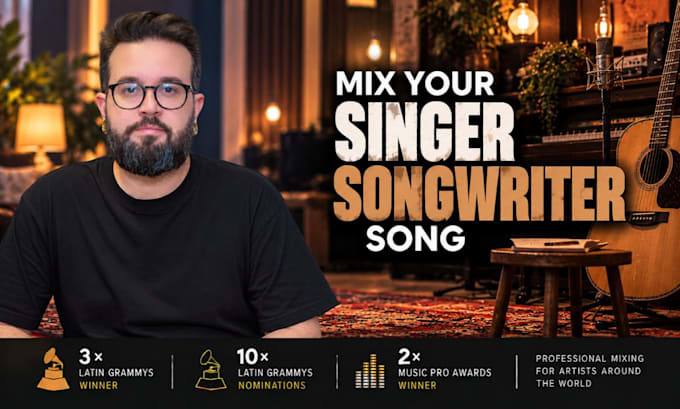 mix your singer songwriter song